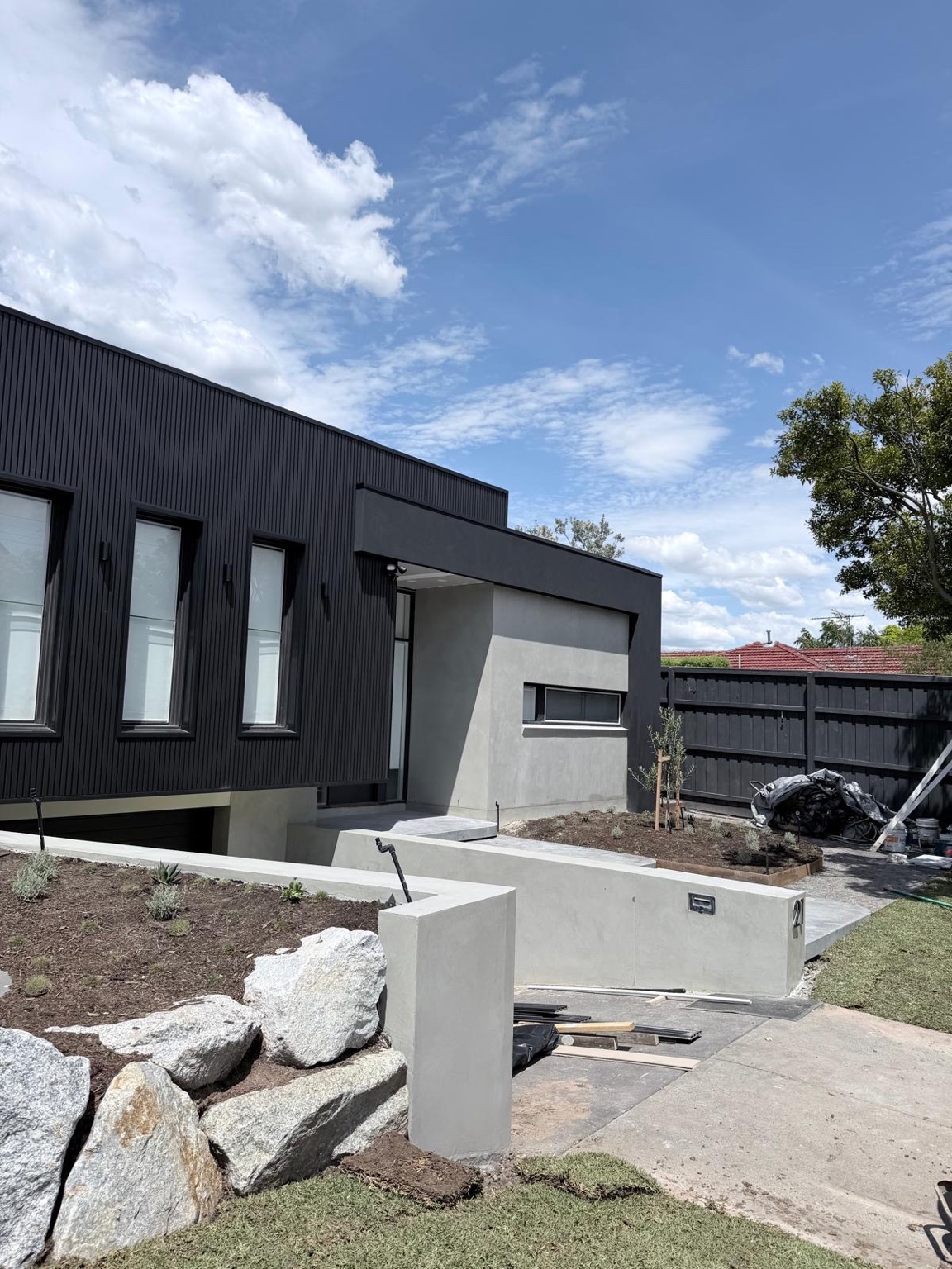 Concrete finish project